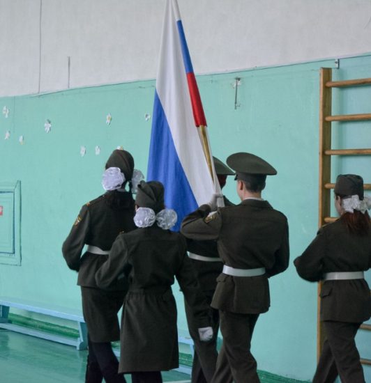 Посвящение в ряды юнармейцев